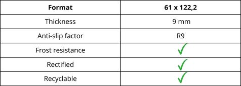 features of universal mirabell tile